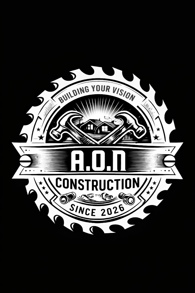 A.O.N Construction official logo — Building Your Vision Since 2026